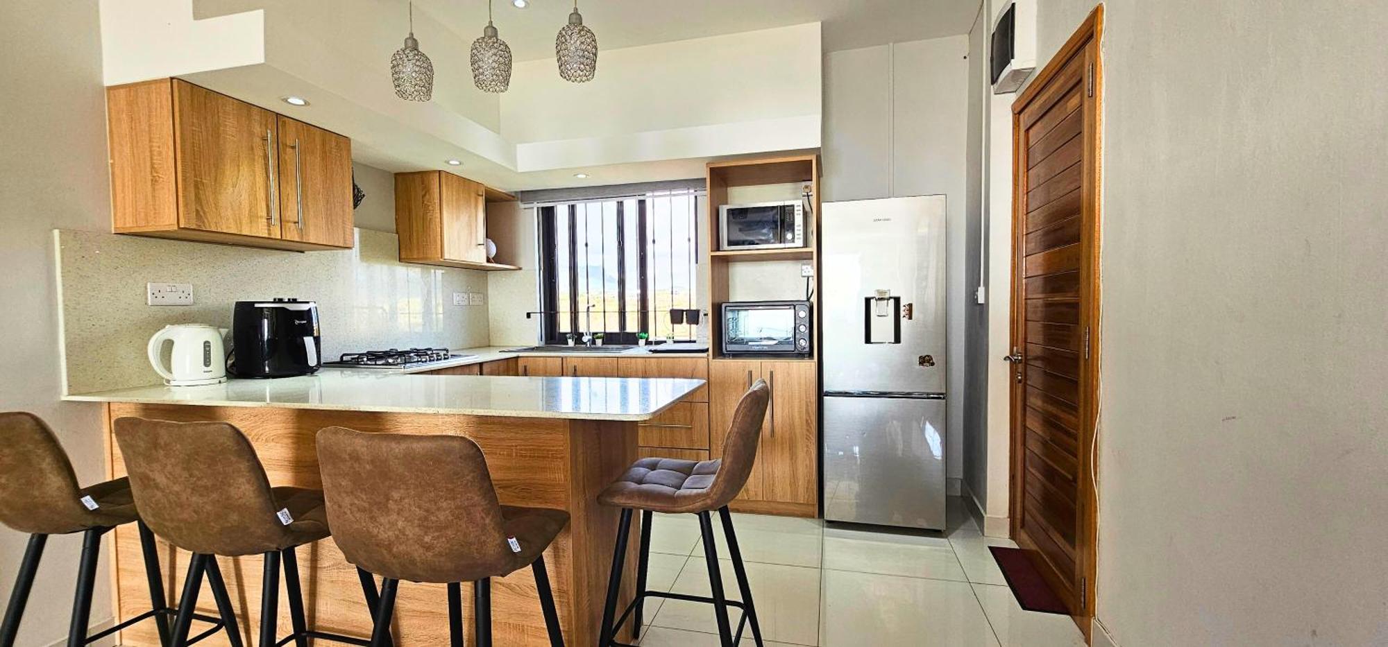 דירות Flic-en-Flacq Zen Retreat With Stunning Sea Views And Sunsets מראה חיצוני תמונה