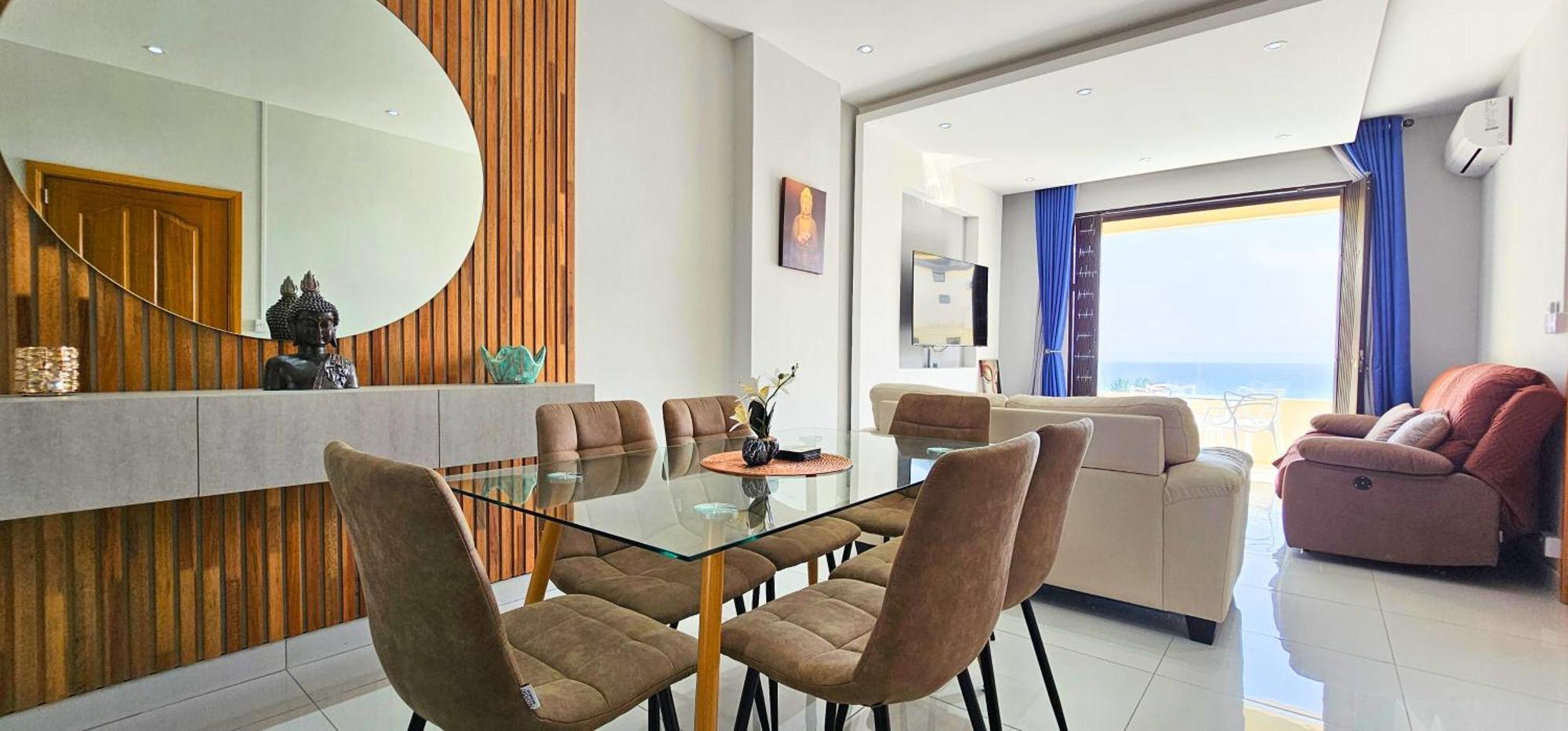 דירות Flic-en-Flacq Zen Retreat With Stunning Sea Views And Sunsets מראה חיצוני תמונה